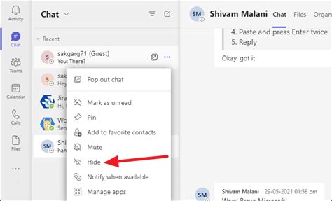 tilli why are you hiding|How do I make Teams chats auto hide and open only when I .